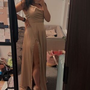 Long dress high slit
